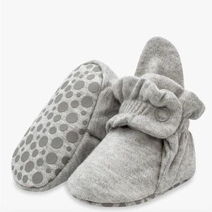 Zutano cotton baby booties with gripper soles 12 months